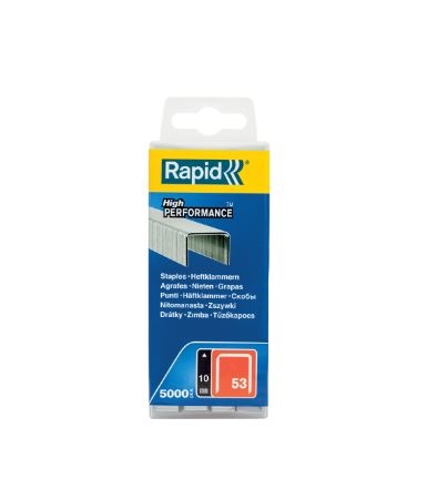 Rapid 40303085 Agrafes à fil fin No. 53 10 mm  5,000 pcs.