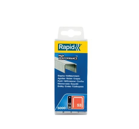 Rapid 40303086 Agrafes à fil fin No. 53 12 mm  5,000 pcs.
