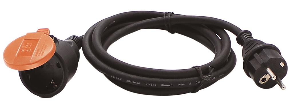 Relectric RELEC493128 PRO Câble d'extension 5Mtr 1-gang 3 x 1.5 mm