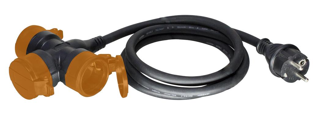 Relectric RELEC493135 PRO Rallonge 5Mtr 3 voies 3 x 1.5 mm