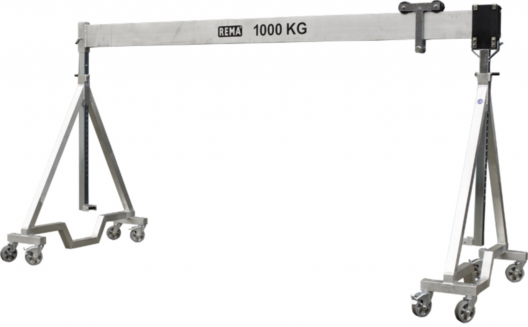 Rema 3943013 PKAV-G-5M Grue à portique mobile en aluminium 1000 kg