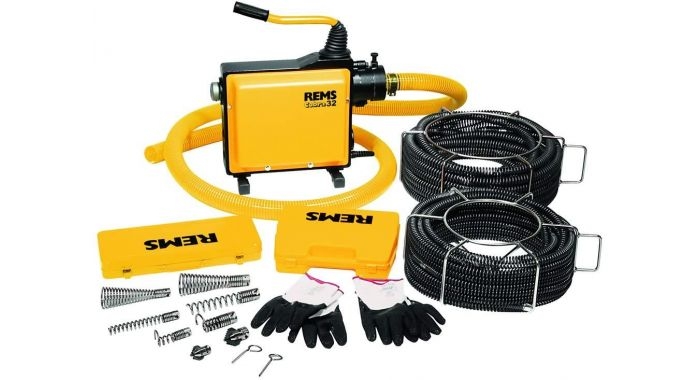 Rems 174012 R220 Cobra 32 Set (16 + 22) déboucheur d'égouts, machine de nettoyage
