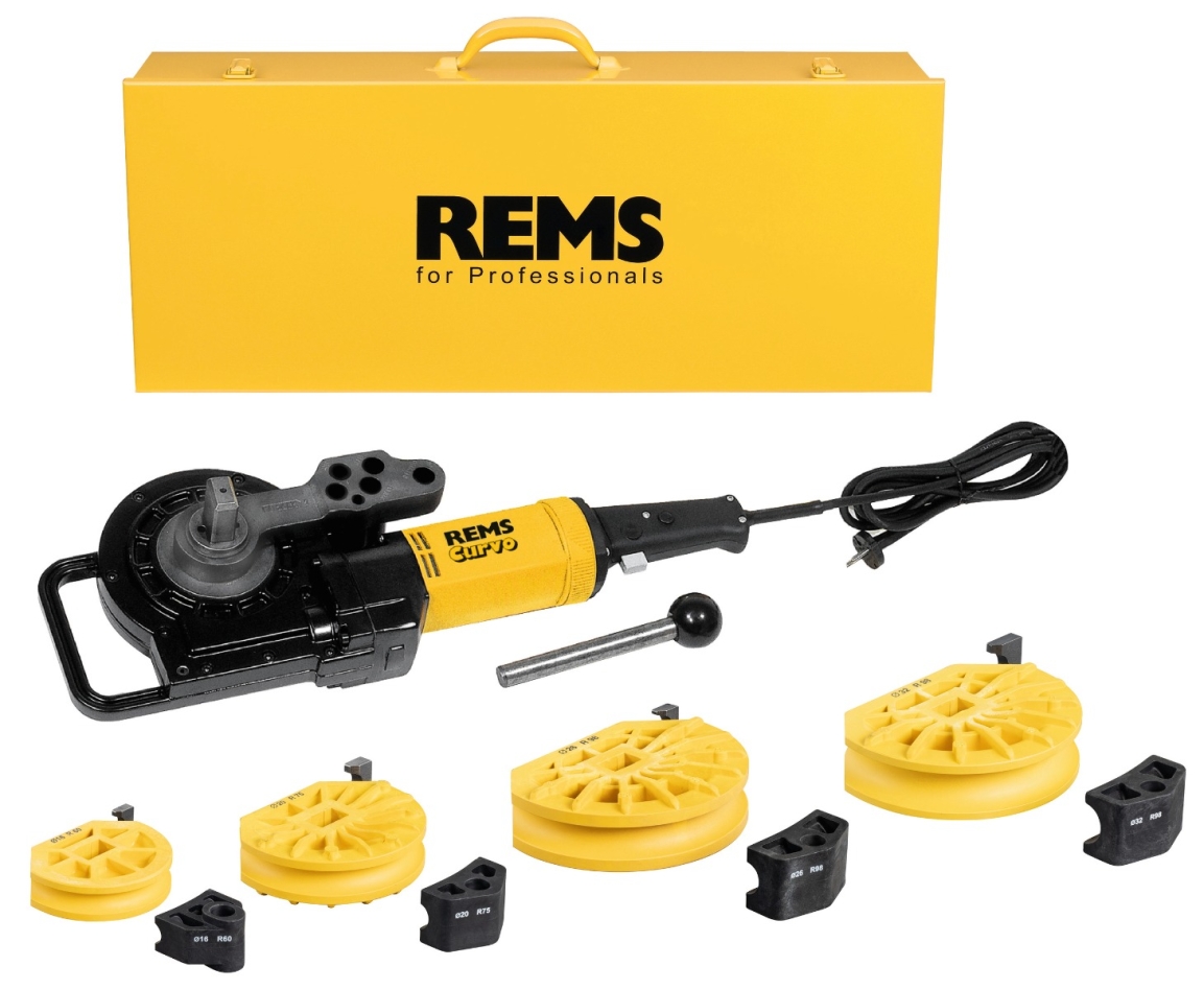 Rems 580025 R220 Curvo Set 16-20-26-32 Cintreuse électrique de tubes