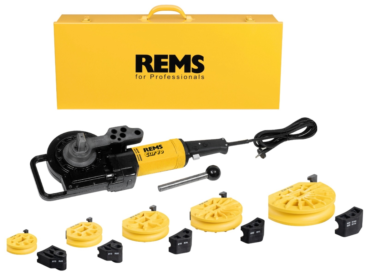 Rems 580033 R220 Curvo Set 12-15-18-22-28 Cintreuse électrique de tubes