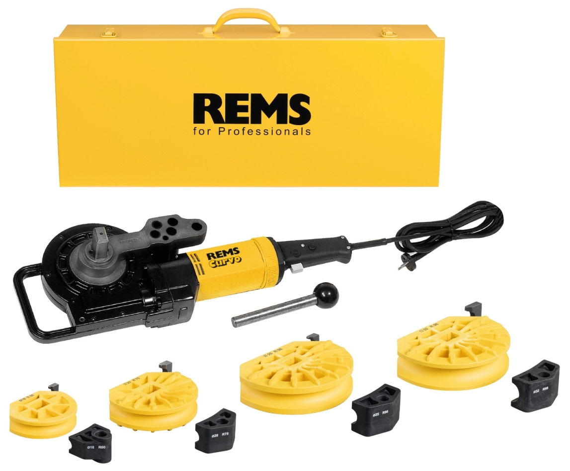 Rems 580034 R220 Curvo Set 16-20-25-32 Cintreuse électrique de tubes