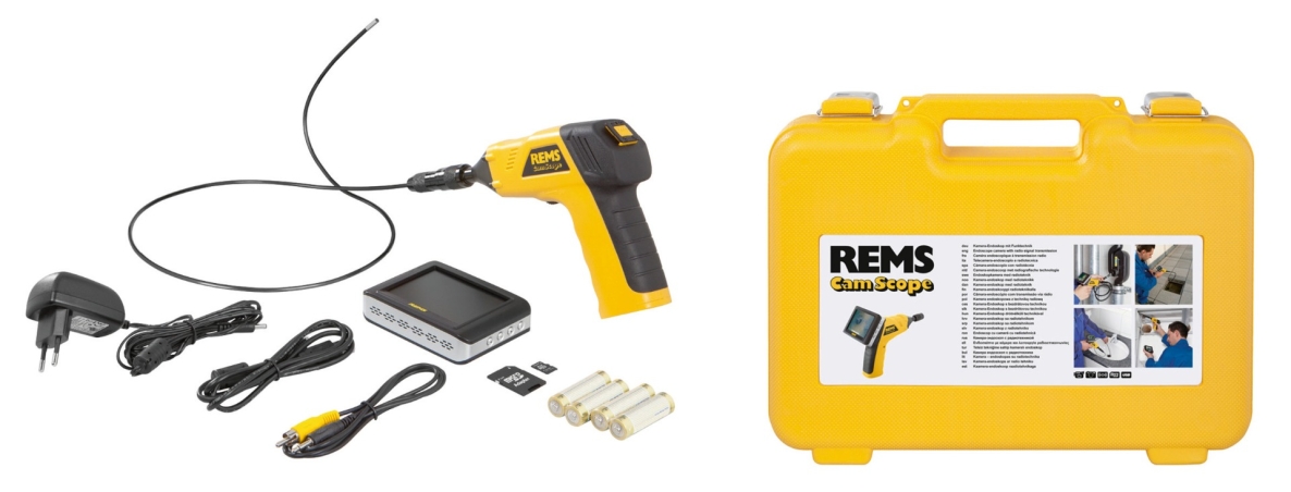Rems 175112 R220 CamScope Set 4.5-1 Caméra Endoscope avec transmission du signal sans fil