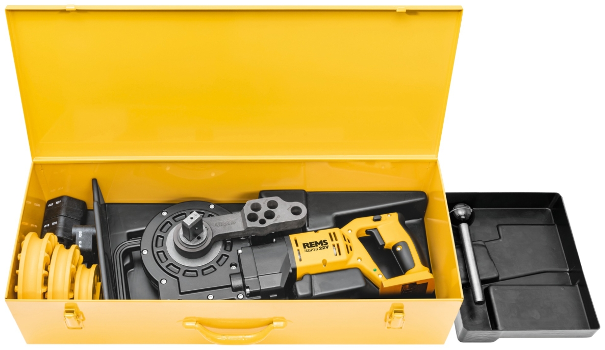 Rems 580091 R22 580091 Curvo 22 Volt 15-18-22 mm Cintreuse sans batterie ni chargeur
