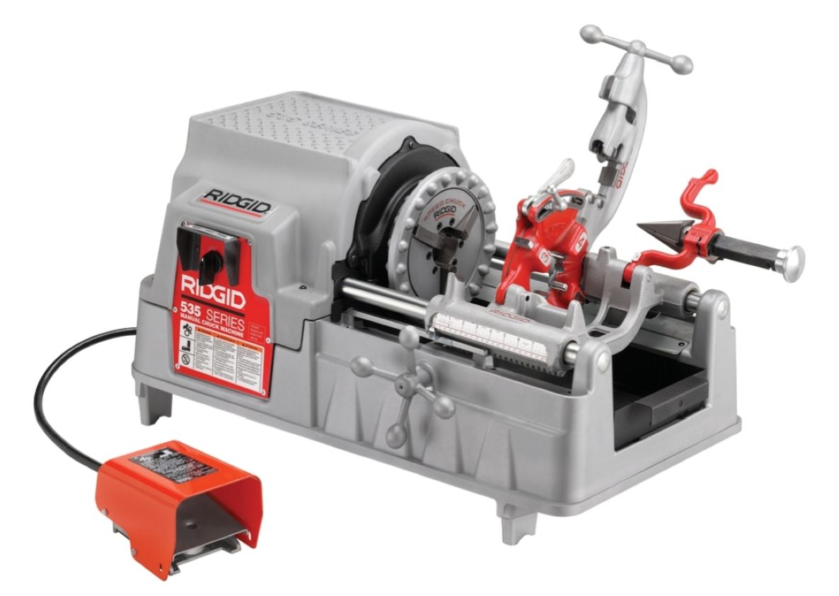 Ridgid 10981 535CA Machine à fileter avec mandrin automatique 1/2" - 2" BSPT + 815A 230V