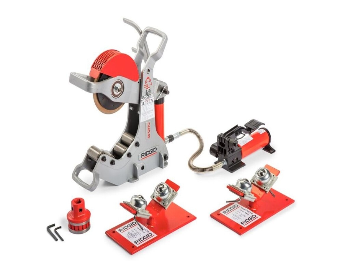 Ridgid 17871 Modèle 258 Coupe-tube électrique avec entraînement 700 2.1./2"-8" 65-200 mm