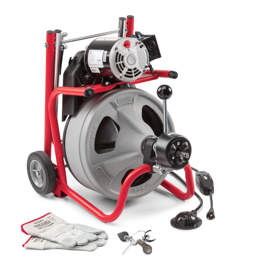 Ridgid 27033 K-400 avec C-45 IW kit machine à débloquer les tambours