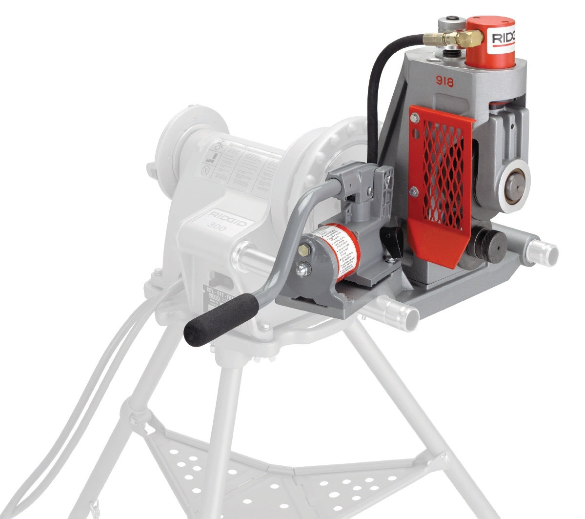 Ridgid 57092 Machine à rainurer à rouleaux avec jeu de chariots compacts 1233/300 2" - 12"