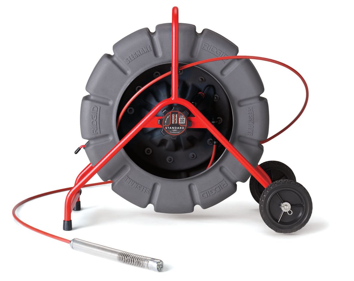 Ridgid 63603 SeeSnake Standard, 200' (61 m) avec tête de caméra auto-nivelante, avec TruSense