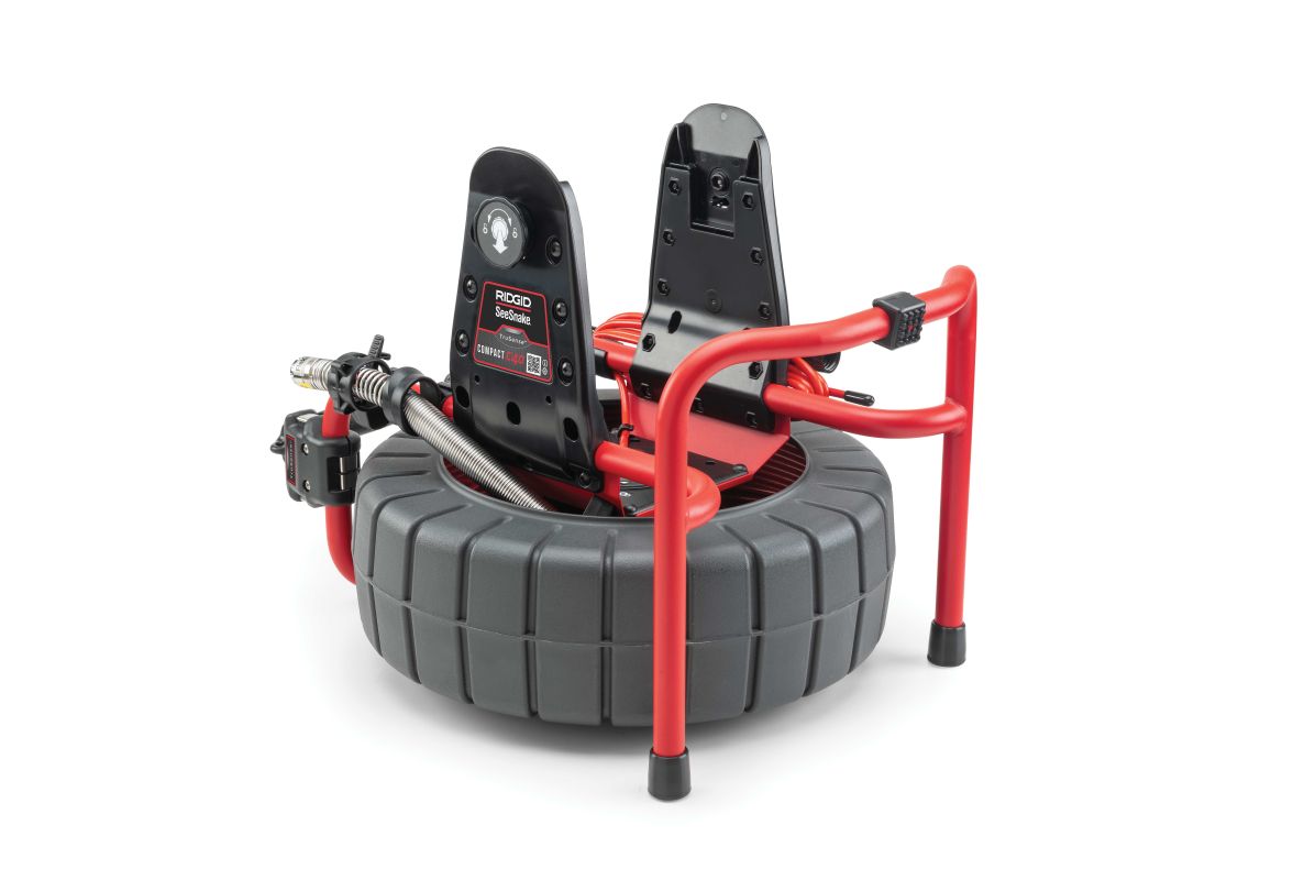 Ridgid 63668 Enrouleur SeeSnake Compact C40 avec caméra TruSense à nivellement automatique