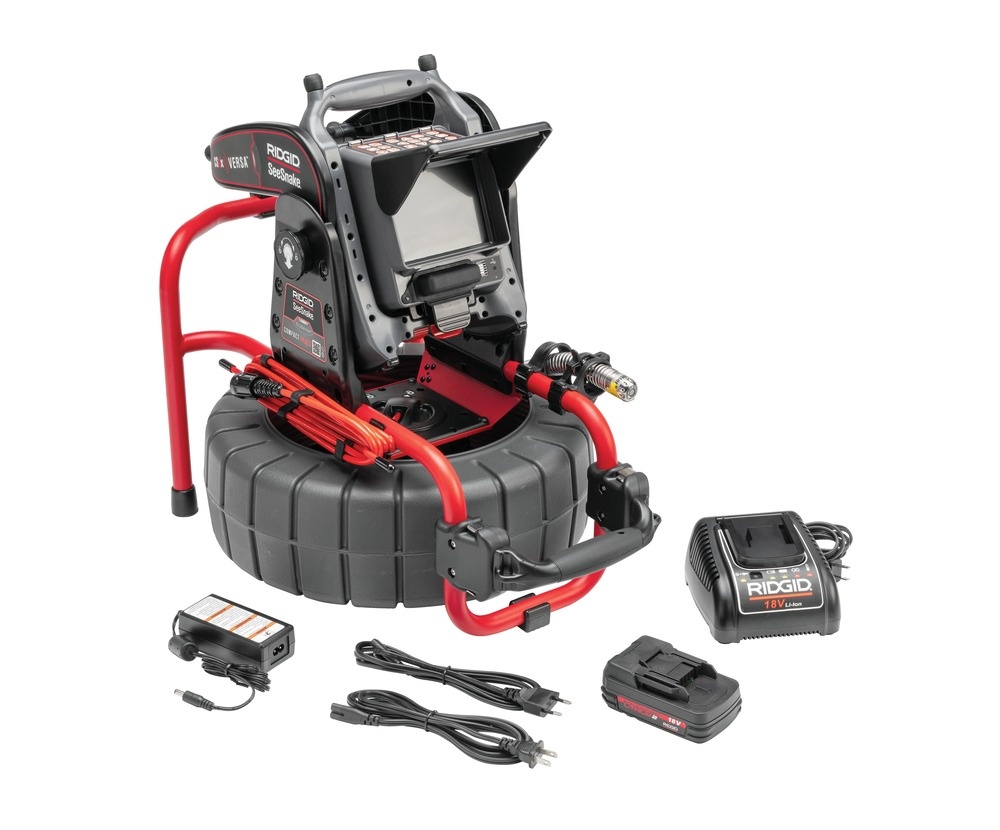 Ridgid 64213 Système SeeSnake Compact M40 avec moniteur d'enregistrement numérique CS6x VERSA