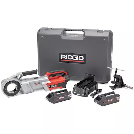 Ridgid 72038 760 FXP Coupe-fil électrique (11-R) avec bras de support 1x batterie 4Ah et chargeur en mallette
