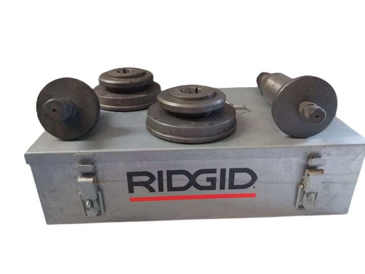 Ridgid Accessoires 48412 Kit de rainurage pour 1" Sch 10/40 et 1 1/4"-1 1/2" Sch 10/40 avec mallette de transport