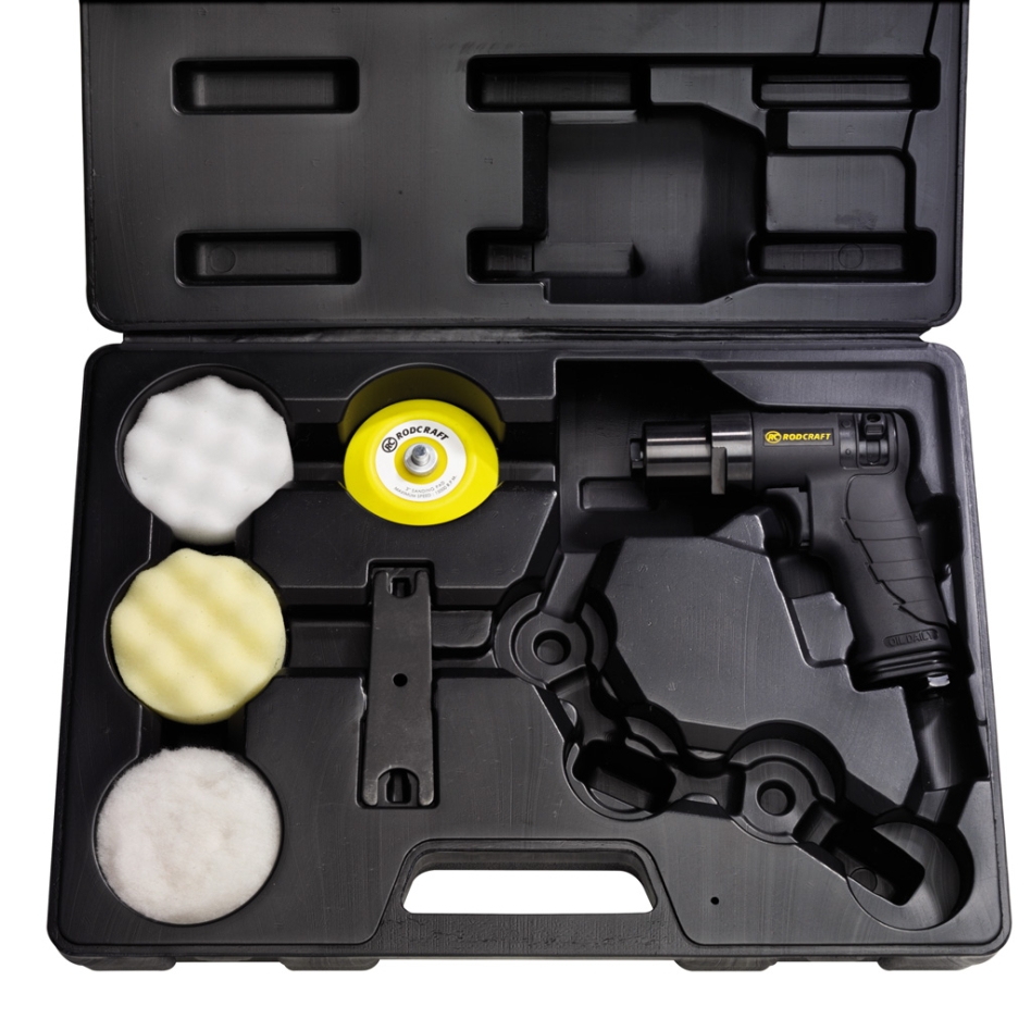 Rodcraft 8951000017   Rc7683K Mini-polisseur en mallette 75 mm