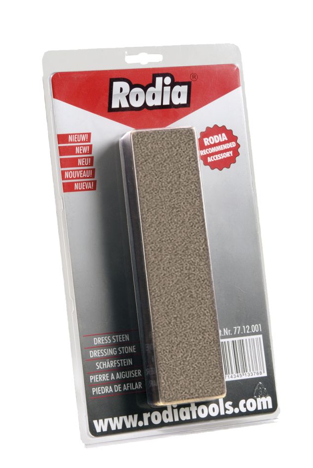 Rodia 77.12.001 Pierre à dresser (pierre à aiguiser) 200 x 50 x 25 mm