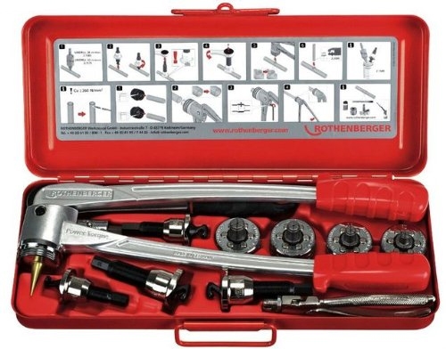 Rothenberger 011186X COMBI KIT Jeu d'expanseurs/doubleurs, 12-14-16-18