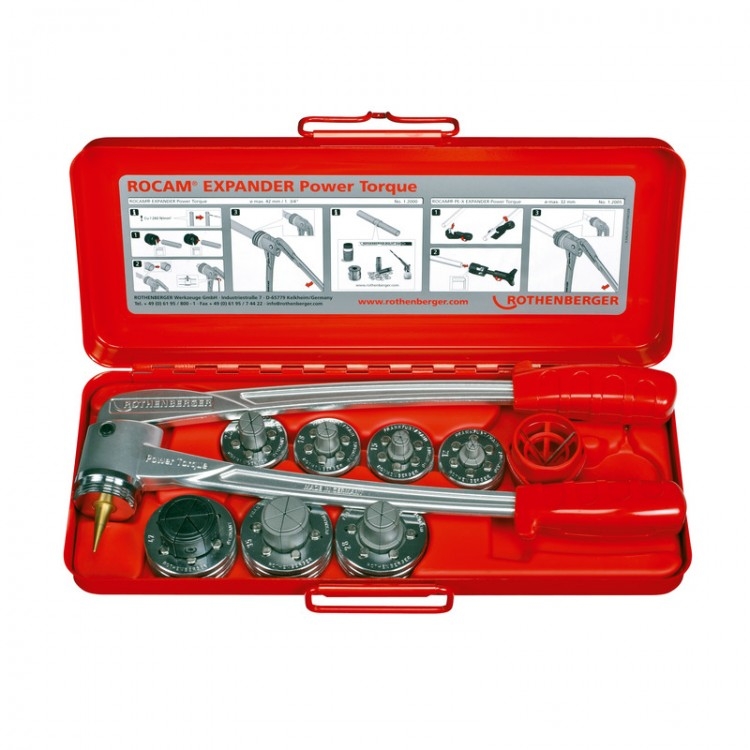 Rothenberger 12324 ROCAM EXPANDIER EPT Set 1/2 - 5/8 - 7/8 - 1.1/8" (jeu)