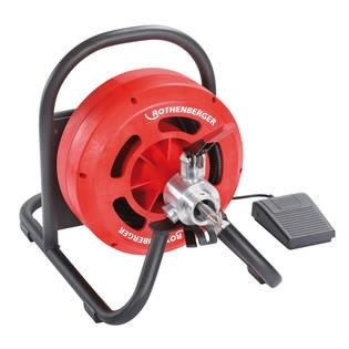 Rothenberger 1000001257 Rodrum S 13 incl. spirale 13mm/15m Machine de nettoyage pour tubes Ø 40 - 100 mm