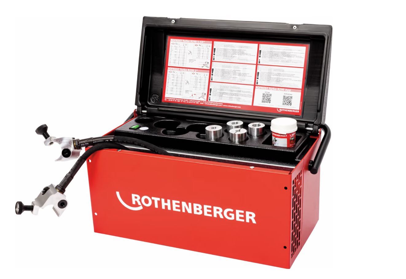Rothenberger 1500004196 Rofrost II Turbo 2" R290 Système de congélation de tuyaux + 8 coquilles de réduction