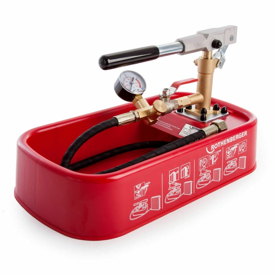 Rothenberger 61130 RP30 Pompe d'essai 30 bar manuel