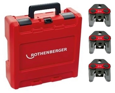 Rothenberger Accessoires 015063X Mâchoires de presse Set TH Standard 16-20-26 mm en Rocase