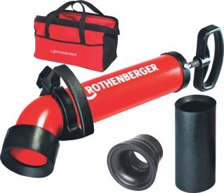 Rothenberger Accessoires 1000001762 Ropump Super Plus SET aspiration, nettoyeur à pression + 3 adaptateurs et sac