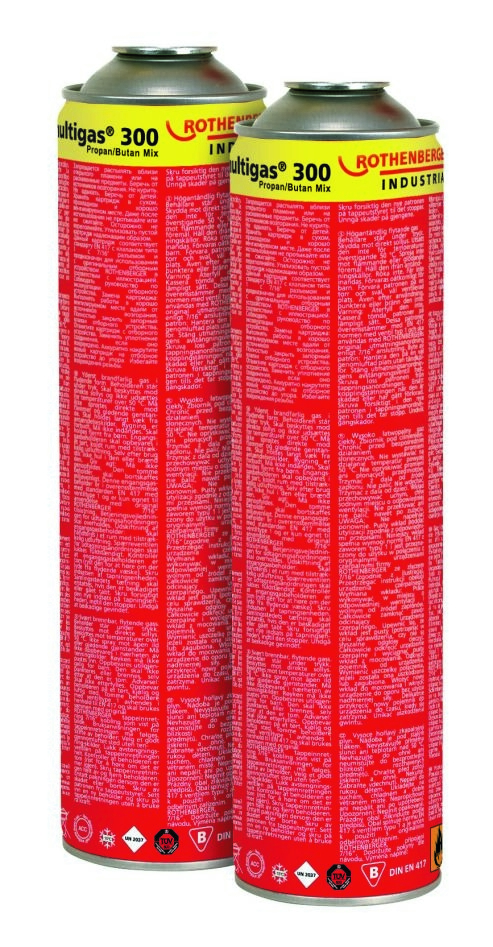 Rothenberger Industrial ROT035510D Bouteille multigaz, Duopack, 600ml