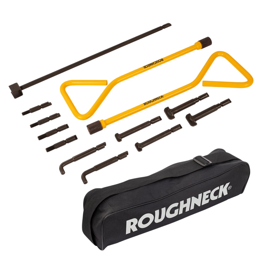 ROUGHNECK 12-001 Jeu de clés universelles pour plaques d'égout