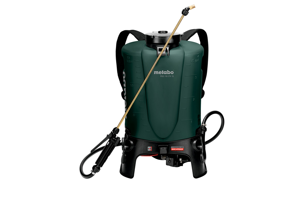 Metabo 602038850 RSG 18 LTX 15 corps Pulvérisateur dorsal à batterie 18V hors batteries et chargeur
