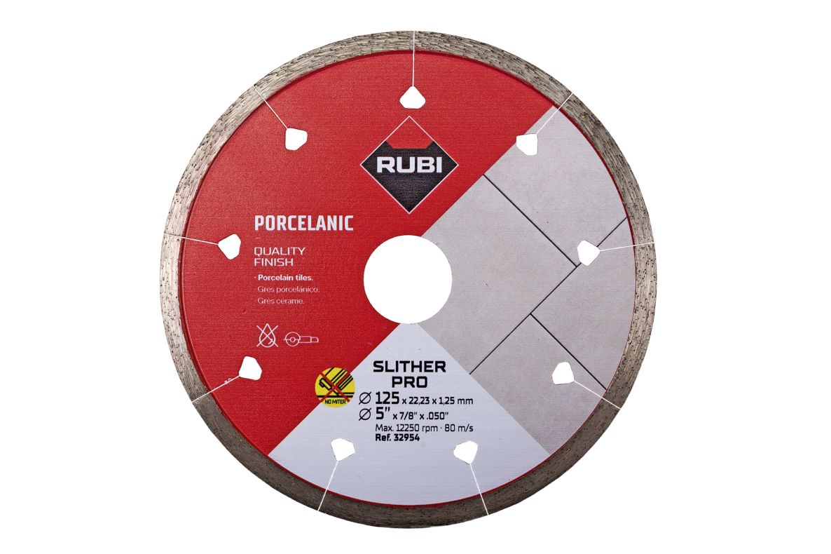 Rubi 32954 SLITHER 125 PRO Lame de scie diamantée 125x22,2x1,25mm