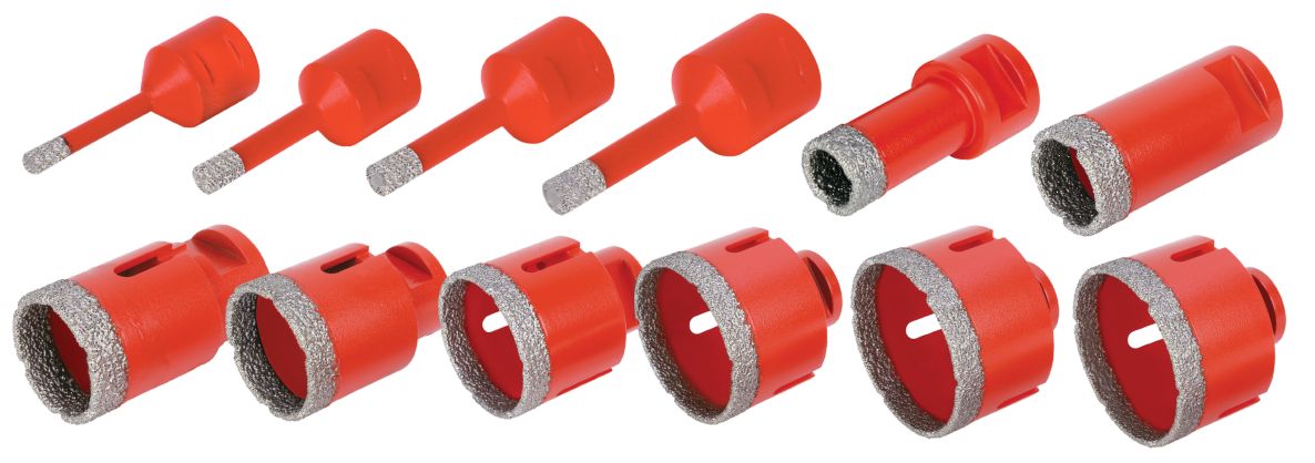 Rubi 57904 DRYGRES Scie cloche diamantée Ø 80 mm