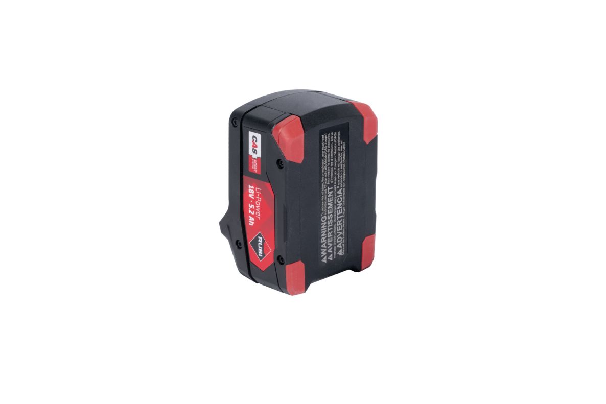 Rubi 85902 CAS Batterie LIPOWER 18V 5.2Ah