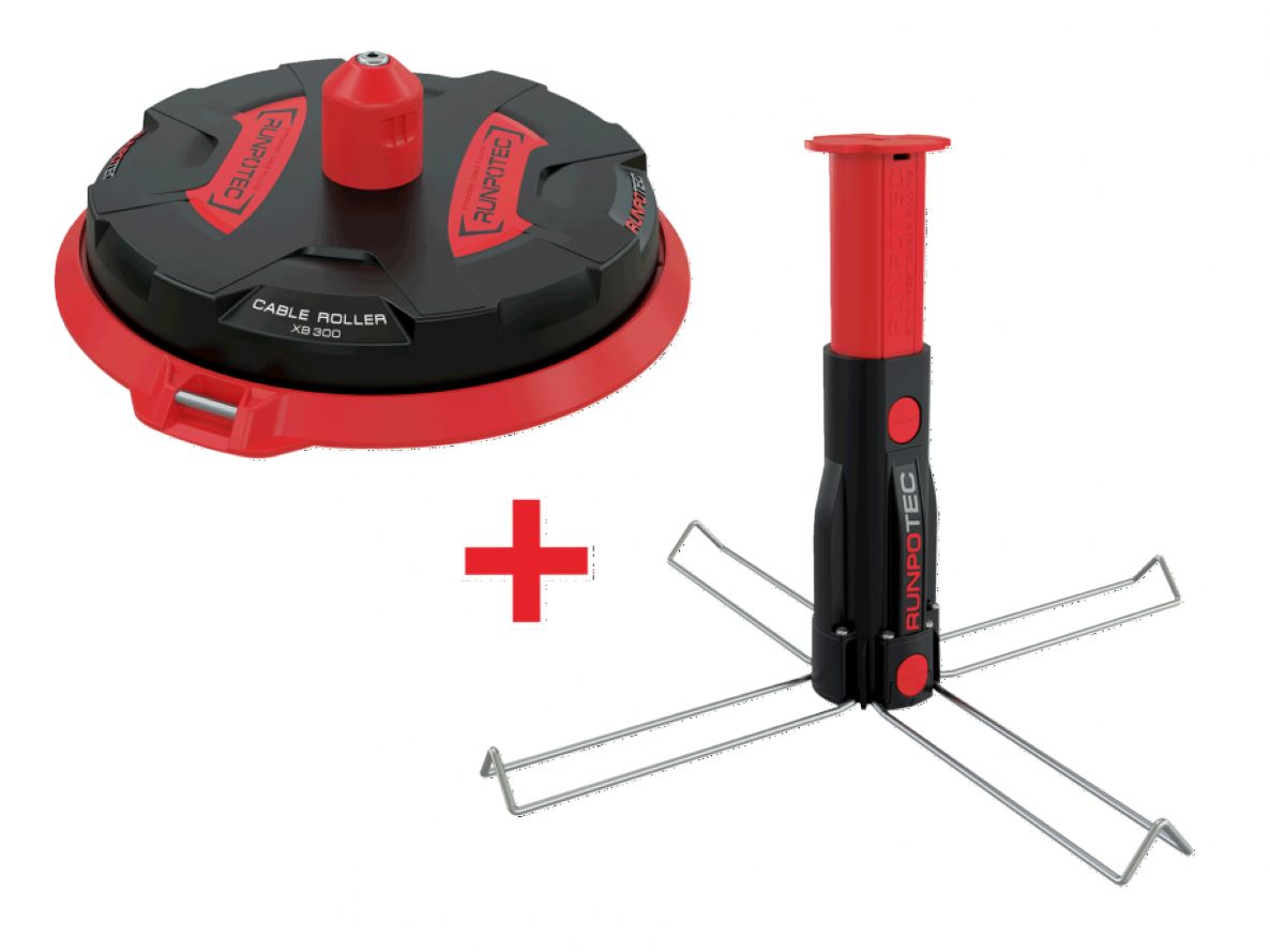 Runpotec 10174 Distributeur de câbles X Board XB300 avec mandrin central