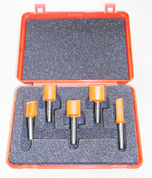 CMT S911.005.03 Jeu de 5 couteaux dans une boîte en pvc 8 mm HM