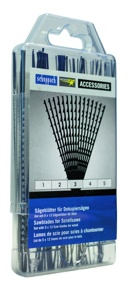 Scheppach 88000010 Scheppach Jeu de lames de scie universel