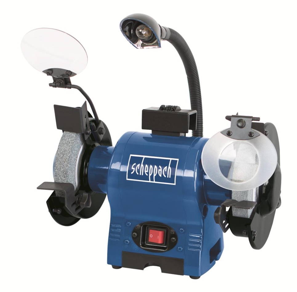 Scheppach 4903104901 BG150 Meuleuse double 150 mm