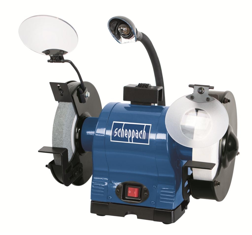 Scheppach 4903106901 BG200AL Meuleuse double 8" 200 mm