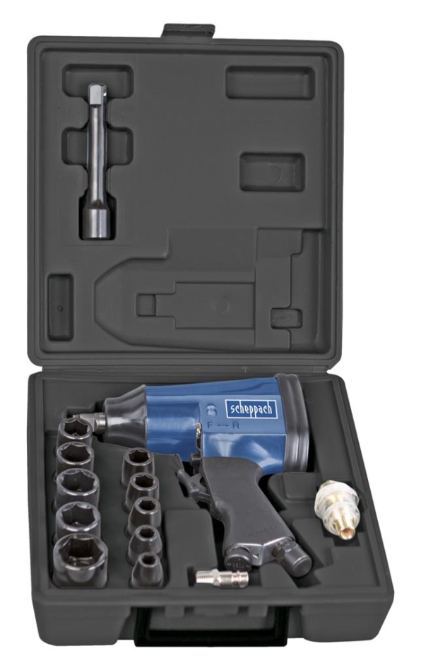Scheppach 7906100717 Clé à chocs 1/2" + accessoires