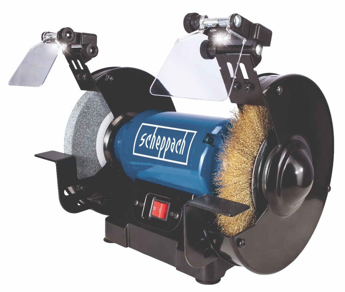 Scheppach 5903111901 SM200LB Meuleuse-polisseuse 200 mm