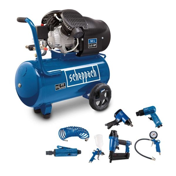 Scheppach Compresseur HC55DC avec accessoires