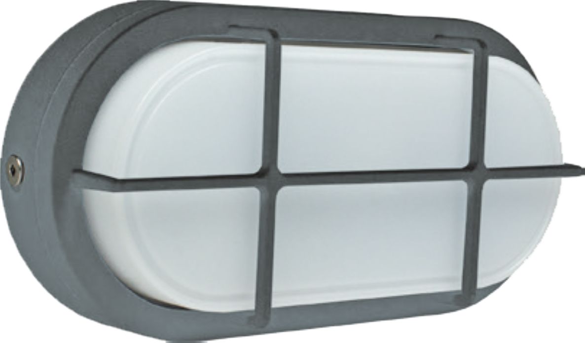 Schwabe 56771 Applique LED IP65 7W Oval Noir