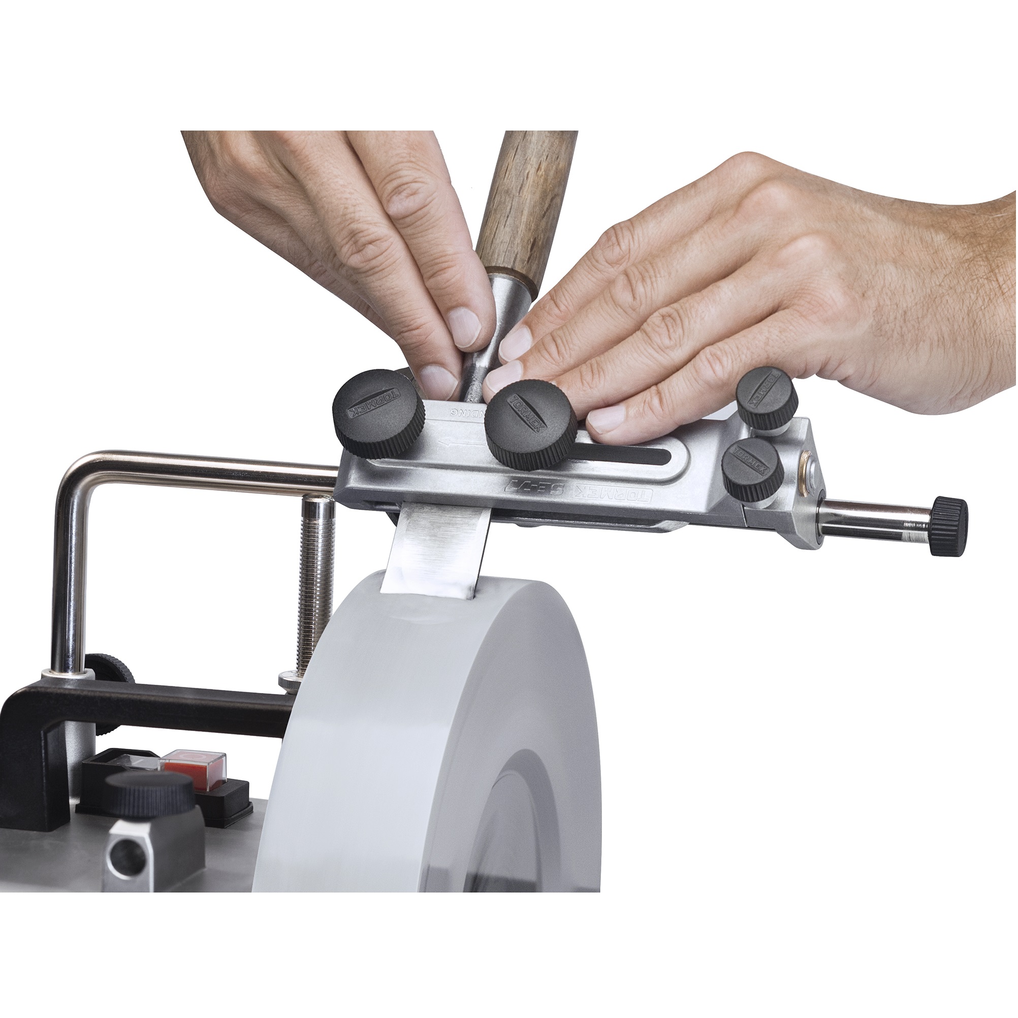 Tormek 27700 SE77 Support d'insertion Dispositif d'affûtage pour le rabotage et l'insertion de ciseaux à bois