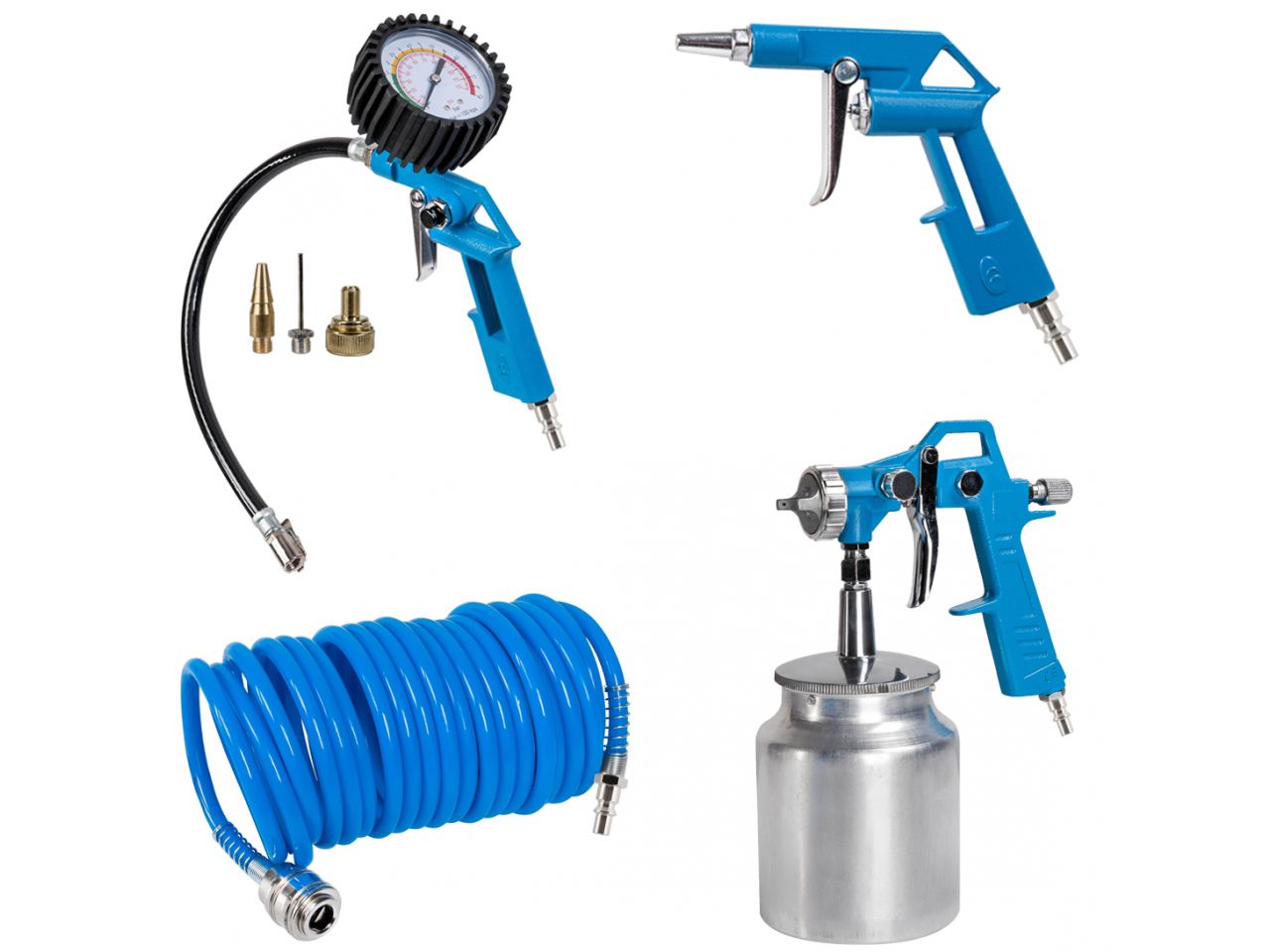 Airpress 45895 Kit d'accessoires pour compresseur 7-pcs - Orio