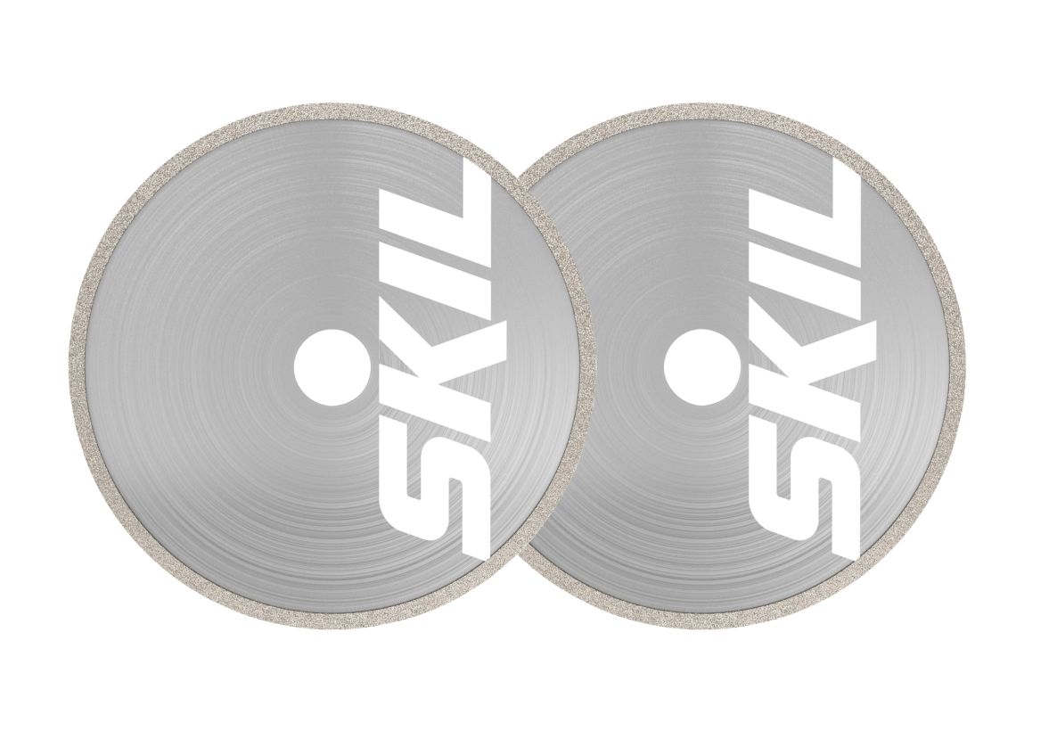 SKIL 2610S01294 Jeu de lames diamantées 115 mm (2 pièces) pour scie circulaire 3540