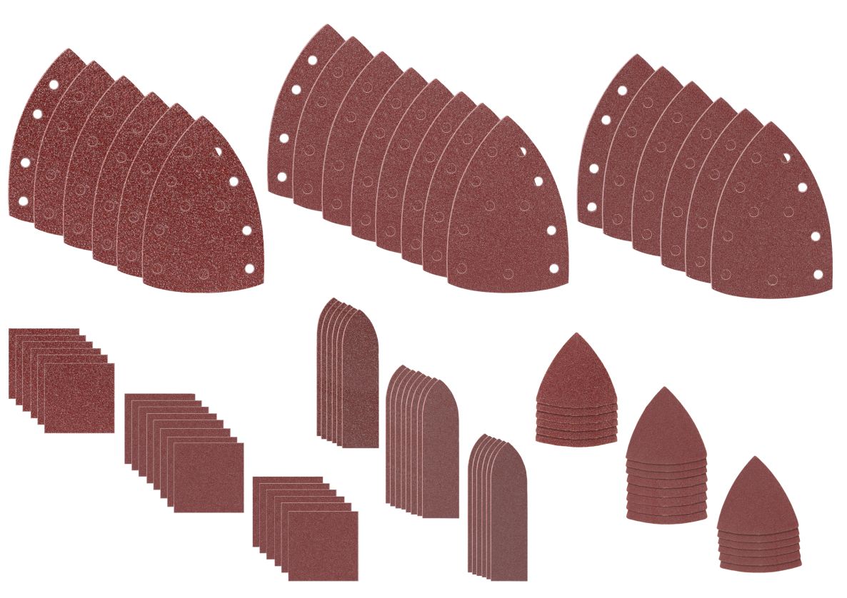 SKIL 2610S01295 Papier abrasif Velcro (80 pièces) pour multibander 3720 et 7261