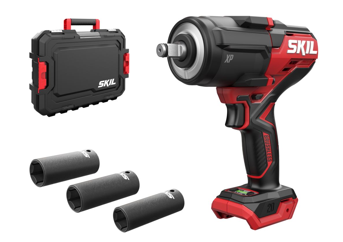 SKIL SD1E3285JA Clé à chocs 1/2" 20V Compact brushless 700Nm hors batteries et chargeur en mallette