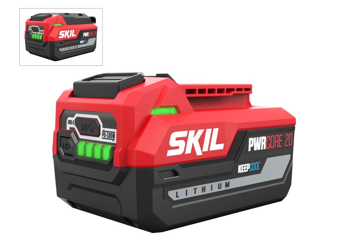SKIL BR1E3144AA Batterie Keep Cool 20V 4.0Ah avec USB-C 2 faces PWRCORE 20